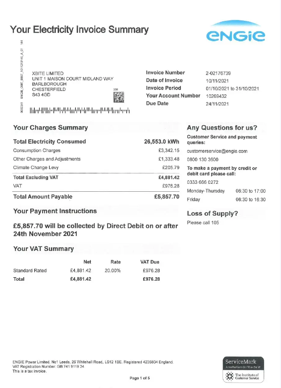  Minol USA business utility bill 